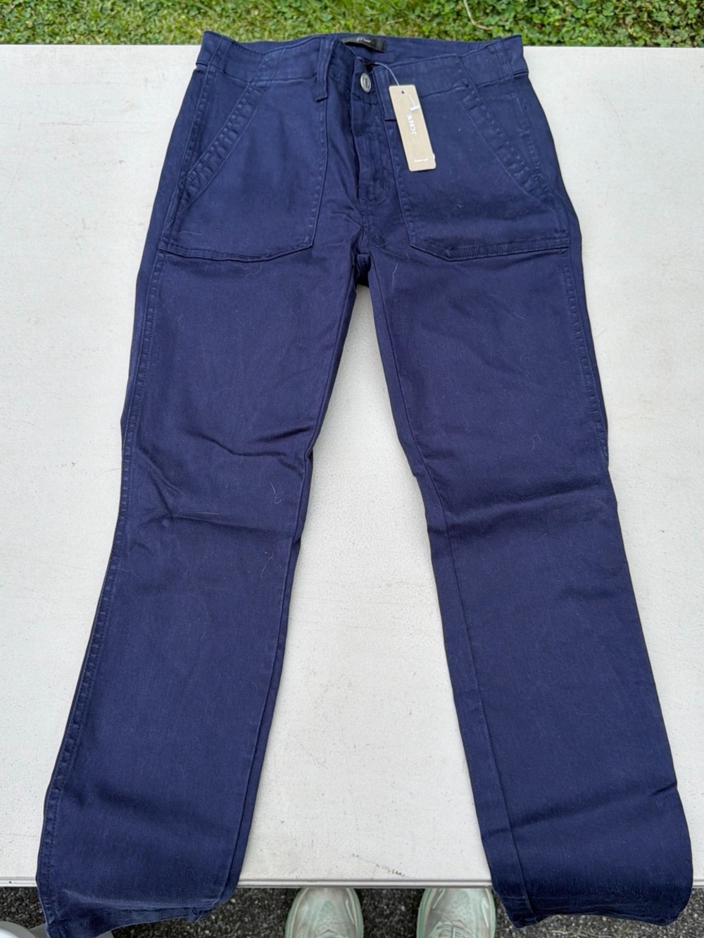 J. Crew Midweight Navy Trousers